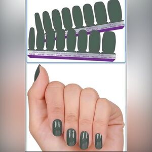 2for$15 - She’s a Trooper- Forest Green - Color Street Nail Set